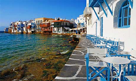 Wallpaper on Spoilt For Choice     Mykonos Bathed In Afternoon Sunlight  Photograph