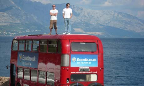 Double-decker bus trip