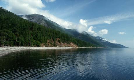 Coastline of Lake Baikal, Siberia, Russia