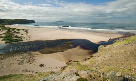 Beach at Sandwood Bay, Scotland
