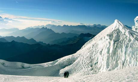 Climbing Huayna Potosí, Bolivia