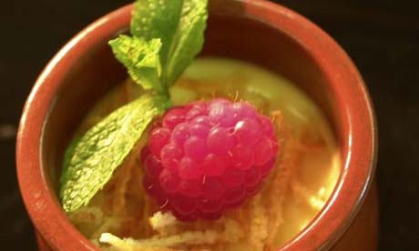 Food at the Bell at Skenfrith, Monmouthshire