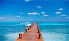 Pier in Cancun, Mexico