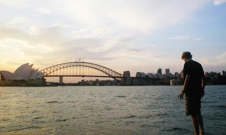 Sydney harbour bridge from Mrs Macquarie's Chair
