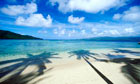 Deserted tropical beach