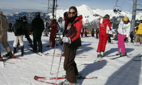 Emine Saner in Morzine