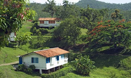 Typical bungalows in Las Terrazas, Sierra del Rosario Nature and Biosphere Reserve, Cuba