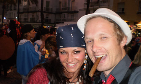 Nick MacWilliam at the Cadiz Carnival