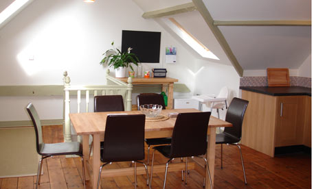Gallery dining area, Devon
