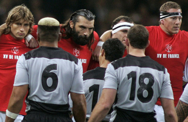 Haka: Rugby Union, IRB World Cup, New Zealand v France