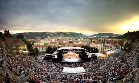 General view of the antic theatre at Vienne Jazz Festival