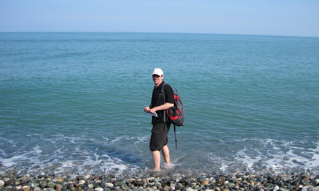 Maxton Walker in Black Sea, Batumi, Georgia.