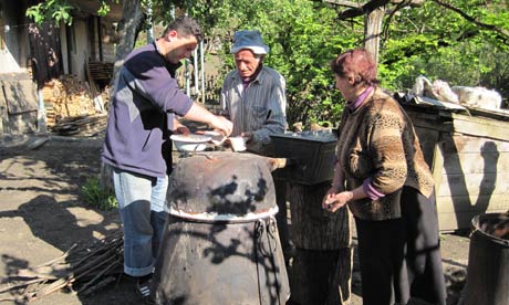 Making cha-cha, Marelisi, Georgia