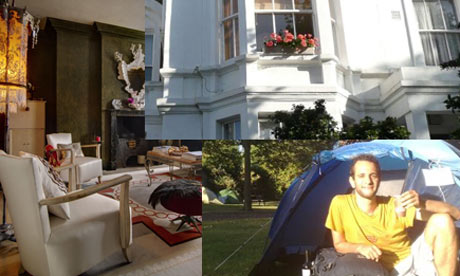 Three ways of staying in London