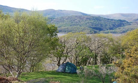 Camping in Graig Wen, Snowdonia Wales