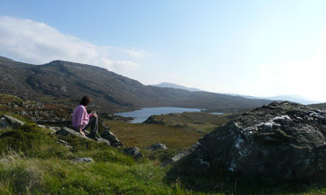 Hidden lake in the Rhinogs, Wales
