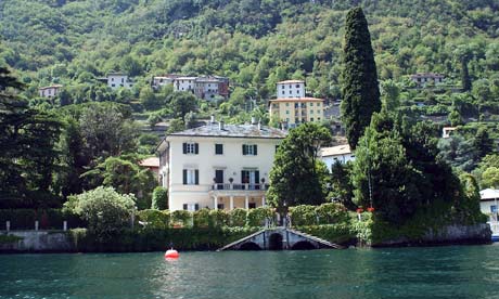 George Clooney's villa on Lake Como