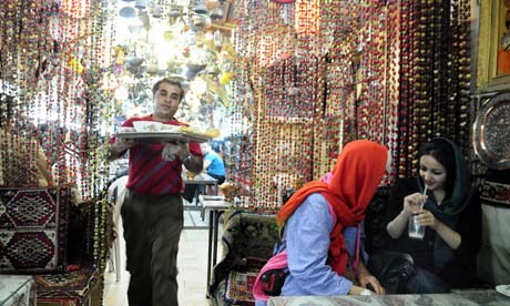 teahouse in Esfahan, Iran