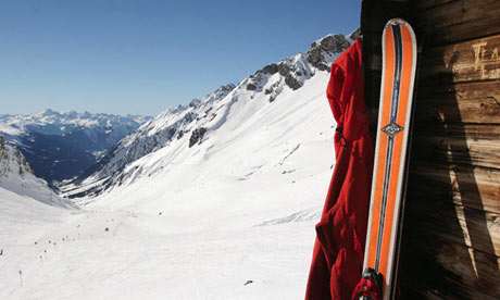 Snowbard in St. Anton