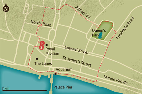 Map Brighton