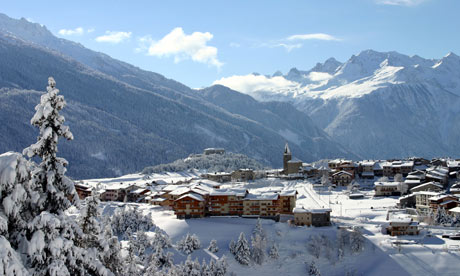 The village of Aussois in the French Alps.