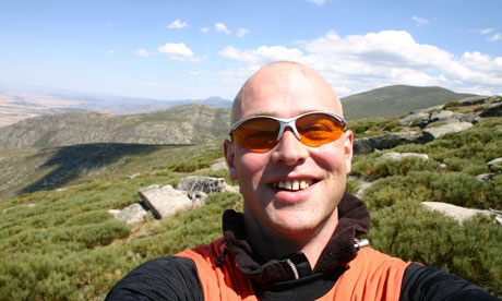 Ed Ewing in Piedrahita, Spain