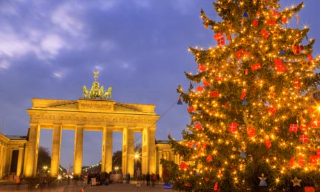 Brandenburg Gate at Christmas, Berlin