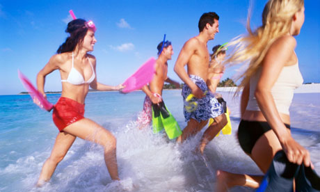 Friends on holiday