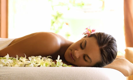 guardian.co.uk, Wednesday 8 December 2010 14.02 GMT. Woman relaxing in a spa