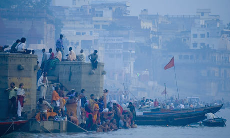 Boats on the Ganges River
