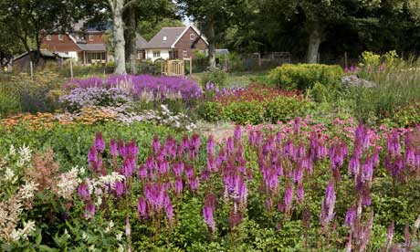 The Sussex Prairies garden, with farmhouse accommodation.