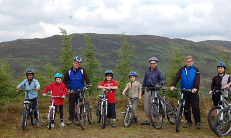 An active family adventure in the Scottish Highlands.