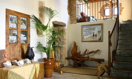 Cool interiors at Can Gall, Ibiza.