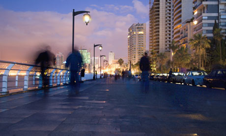 View of Beirut from Corniche
