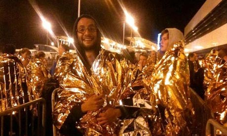 Benji Lanyado arrives in Calais 