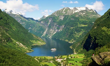 Geiranger and Geirangerfjord, Norway