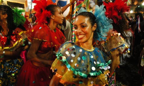 Brazilians Dancing at the Pelourinho, Salvador 