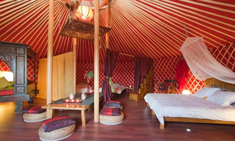 Yurt on Finca de Arrieta, Portugal