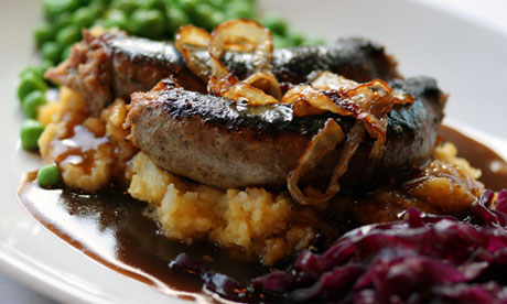 The Big Bang sausage and mash, Oxford