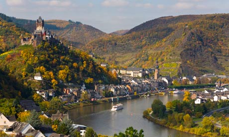 Cochem Castle, Rhineland-Palatinate in the Mosel Vallery, Germany