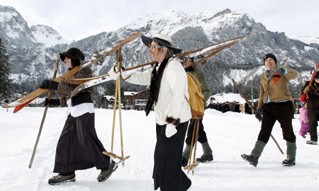 Time travel in Kanderstag, Switzerland.