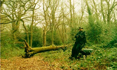 Chris Christou on his all terrain wheelchair
