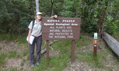 Phoebe Kirk, volunteer ranger