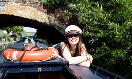 Canal boating in London