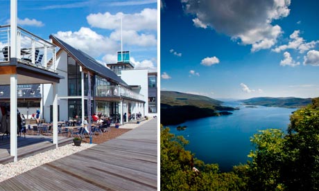 Portavadie Marina and the Kyles of Bute, Scotland