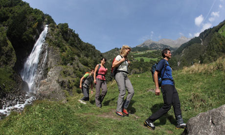 Hiking in the dolomites