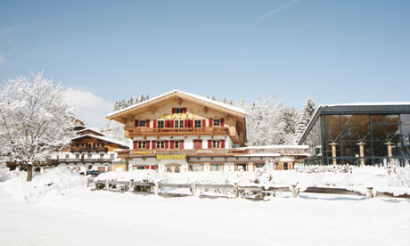 Hotel Bruggerhof in Kitzbühel, which is part of Austria's biggest interconnected ski area