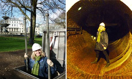 Emma explores the sewers below Brighton