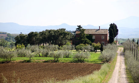 Expect delightful farmhouse food at Casa Bellavista in Tuscany