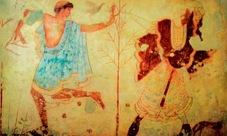 etruscan tomb paintings